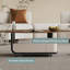 Table basse mobile avec rangement et roulettes-1823660137