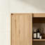 12" Bathroom Side Cabinet, 2-Soft Close Doors, Float Mounting Design, 12*2(KD-Packing)-1960513338