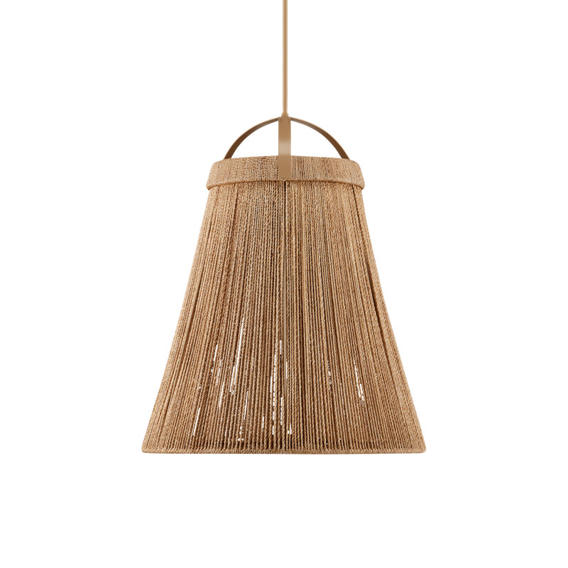 Parnell 1 - Light Pendant, Natural/Beige/Frosted White