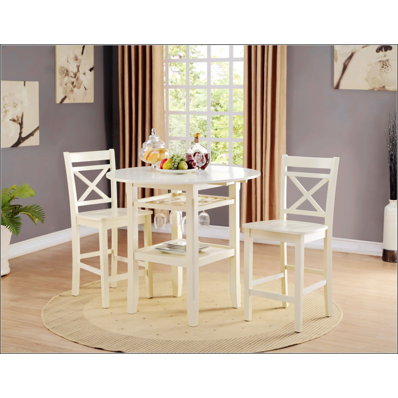 2-Shelf Counter Height Table