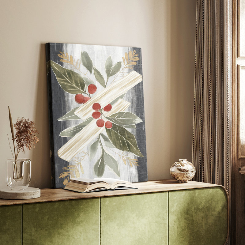 Art de Noël des Fêtes de Noël - galerie Cavas sur mesure, H 27 po x l 18 po