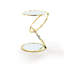 Brooklet Glass Top Abstract End Table-41343081