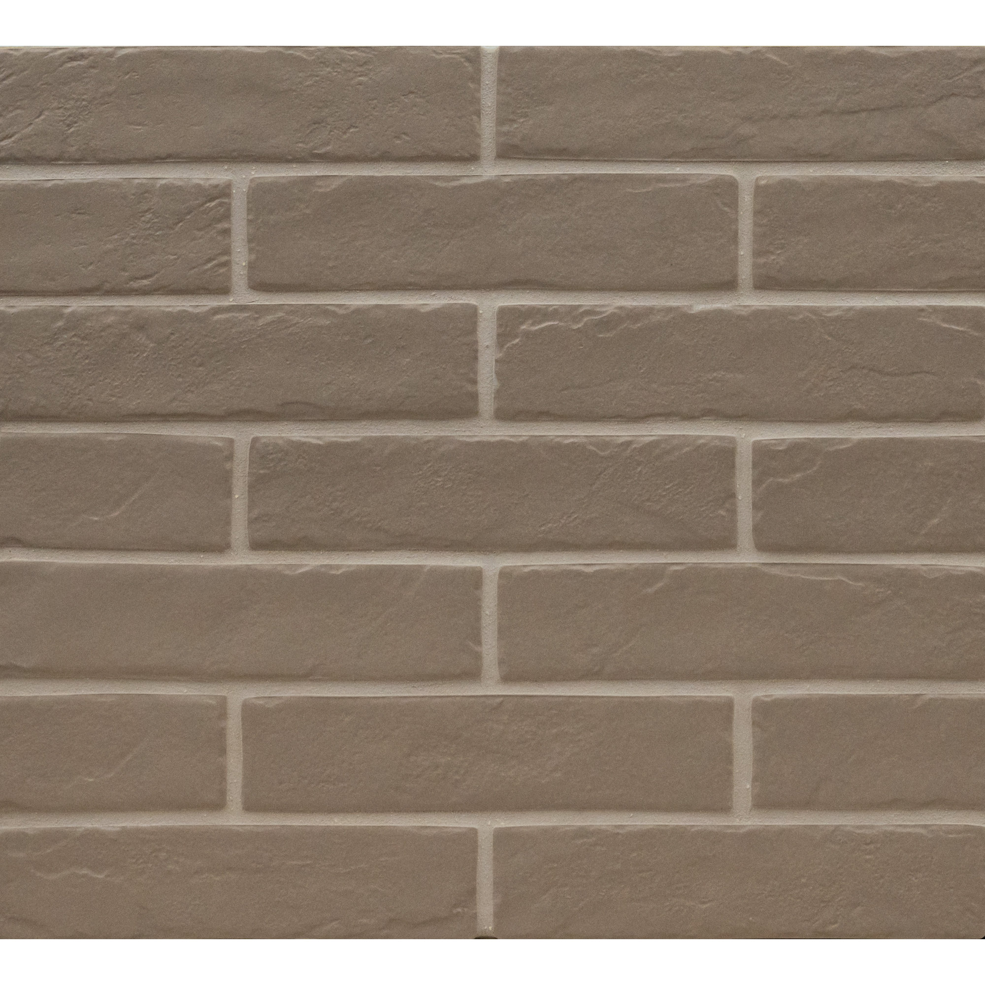 Montello 2 in. x 10 in. Matte Porcelain Brick Look Floor and Wall Tile, Clay