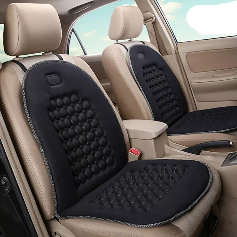 Black Breathable Fabric Universal Car Seat Protector Cushion Cover
