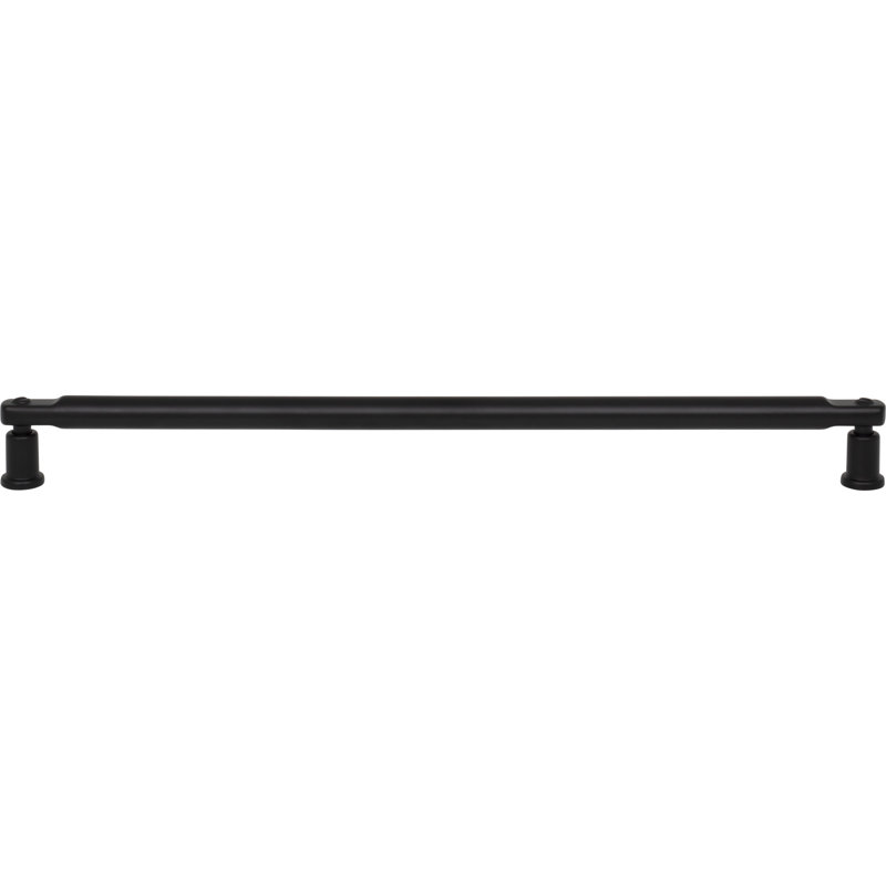Everitt 3.75" Center to Center Bar Pull, 12", Matte Black