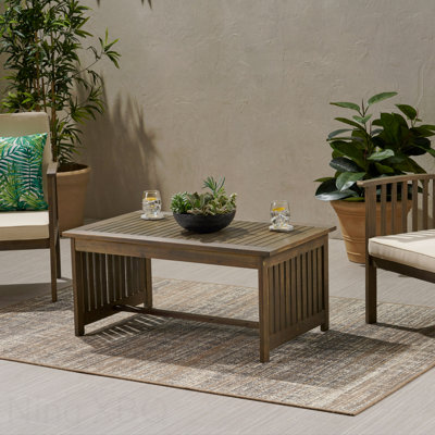 Table basse en acacia