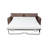 Saahith  Modern Faux Leather Sleeper Sofa with Memory Foam Mattress, Convertible Pull-Out Couch Bed-1824300011