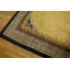 Antique Ningxia Hallway Runner Silk Gold Rug