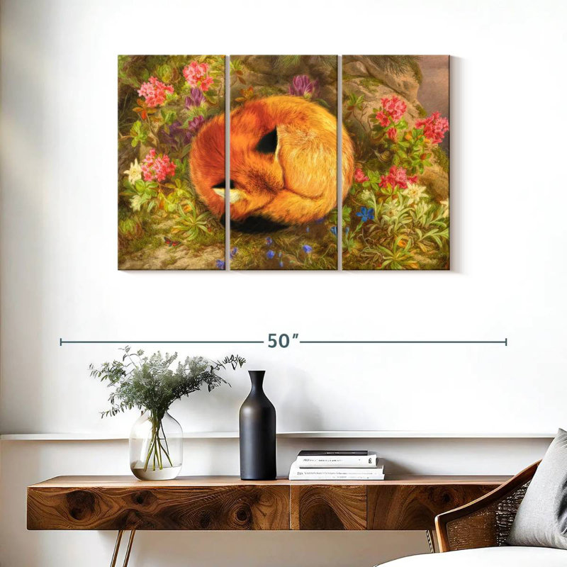Brampt The Cozy Fox, 24" H x 38" W
