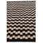 Tapis noir et blanc Jessen