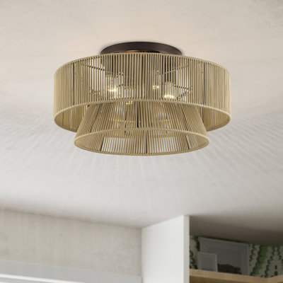 Très grand semi-encastré 4 lumières Aurea