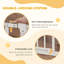 Pressure Mounted Pet Gate With Door-102236129