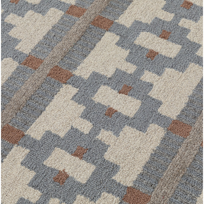 Tapis rectangulaire en laine Elsey, Rectangle 7'9" x 9'9"