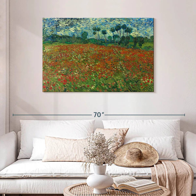 Champ de coquelicots Alvord 1890, H 30 po x l 45 po