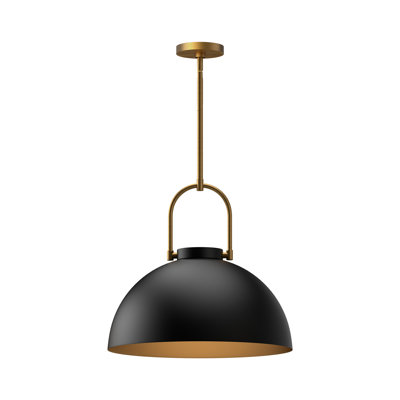 Nevada 1-Light Single Dome Pendant