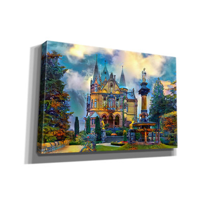'Germany Konigswinter Schloss Drachenburg Castle' by Pedro Gavidia, Canvas Wall Art