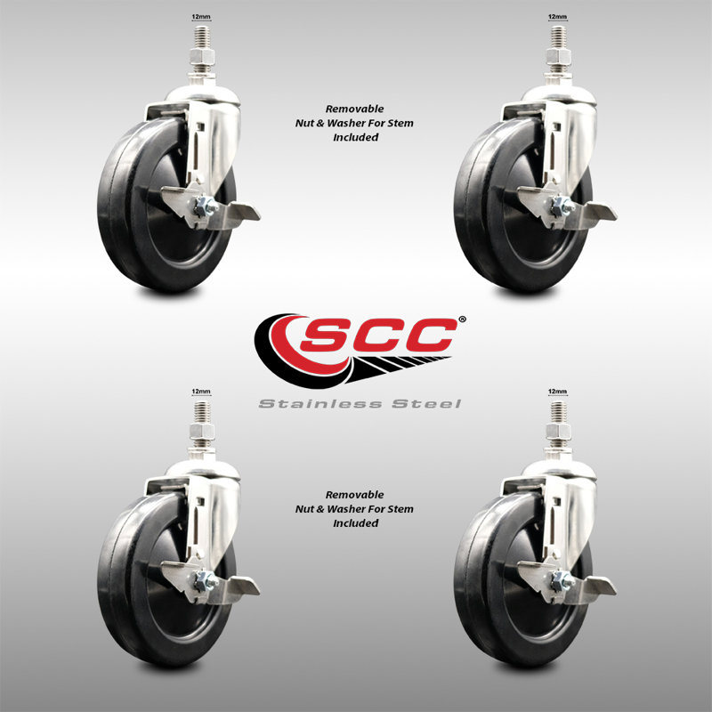 Soft Rubber Casters