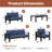 Aluminum 9-Person Outdoor Conversation Sets-1825049144