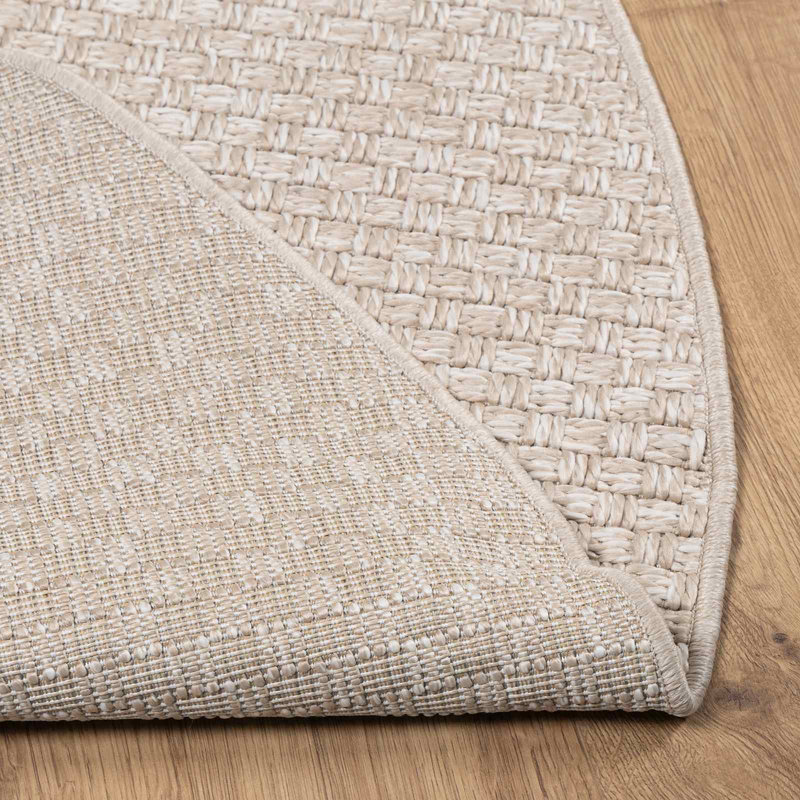 Modern Indoor and Outdoor Rug, Round 120 cm