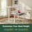 Electric Standing Desk With Height Adjustment, Standing Desk With Built-in Power Outlets, Home Office Desk With Reversible Structure, Computer Desk With Monitor Shelf, Writing Desk With Under-desk Keyboard Tray-1333592254-1333592255
