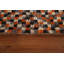 Tapis unique en laine noué à la main 6 pi 10 po x 9 pi 6 po nouvel âge en rouge / bleu / orange