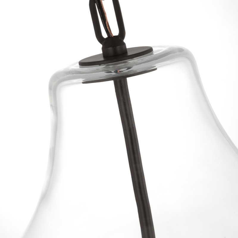 Magnus 1 - Light Teardrop Pendant, Aged Iron, 25.88" H x 18.5" W x 18.5" D