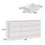 Commode double à 9 tiroirs Teasley, l 63 po pour chambre à coucher-263824599