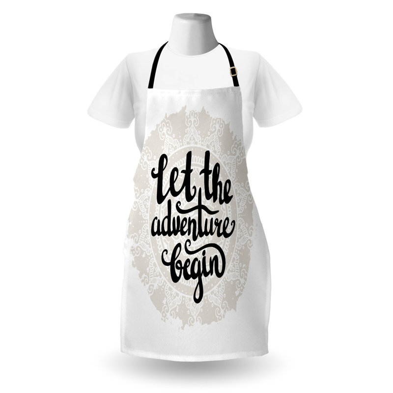 No Pattern Bib Apron
