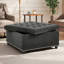 30" W Square Storage Ottoman Coffee Table-1708601546