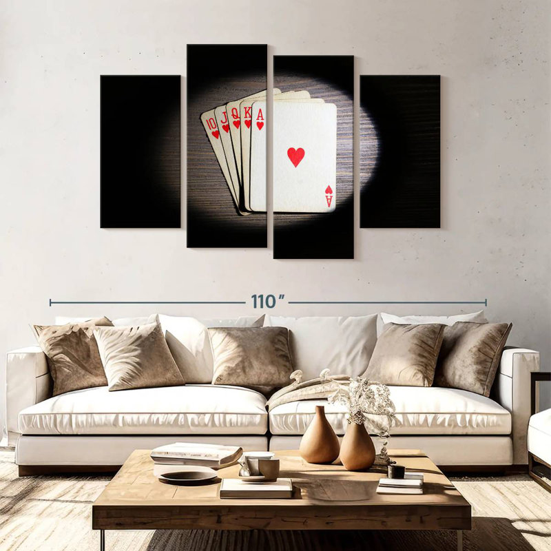 Senne Poker Flush, H 54 po x l 84 po
