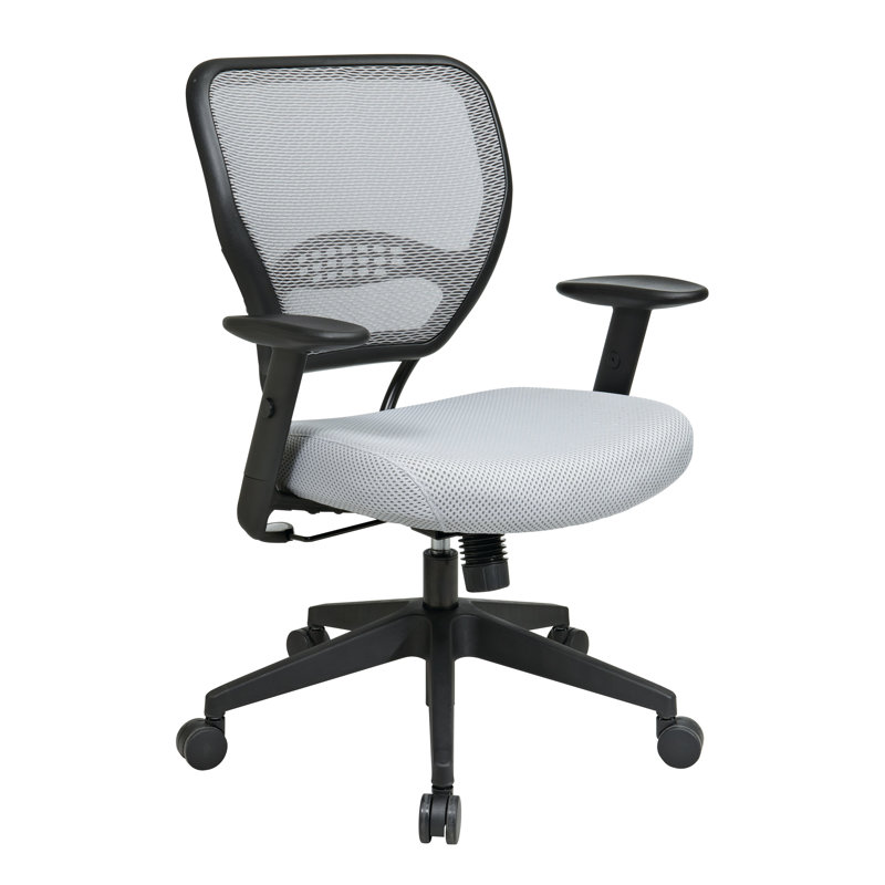 Chaise de travail ergonomique en filet Pascarella, Fauteuil de direction Latte AirGrid® de luxe