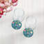 Jewel White Vegan Leather Round Coasters-29078211