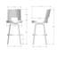 Tabouret de bar et de comptoir pivotant avec dossier Seagrass Arshavir-198901421-198901423