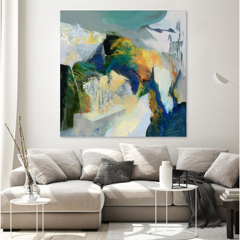 «Iceberg» par Emilia Arana - reproduction d'art sur toile tendue, H 72 po x l 72 po x P 1,5 po
