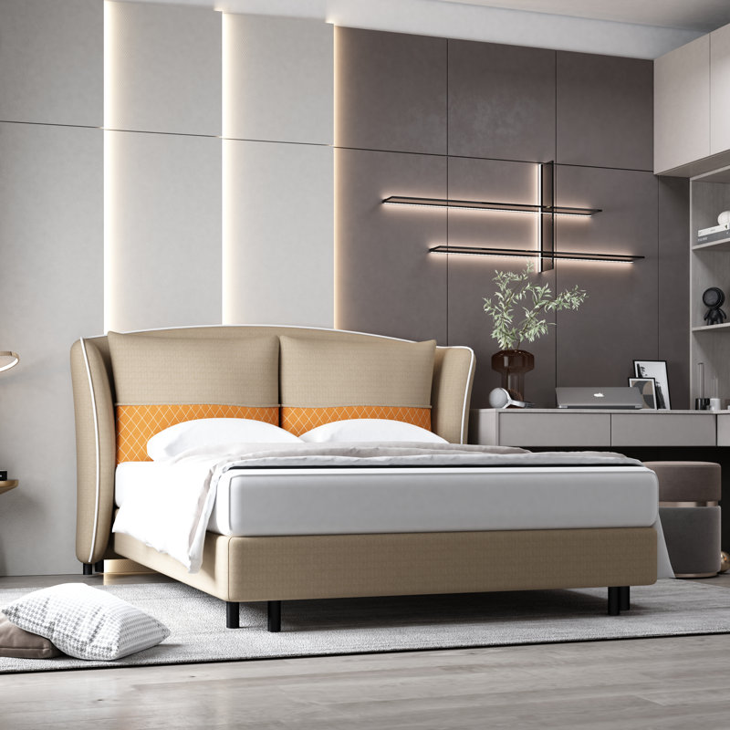 Anchise Upholstered UK King - DE 150 X 200 Cm Bed
