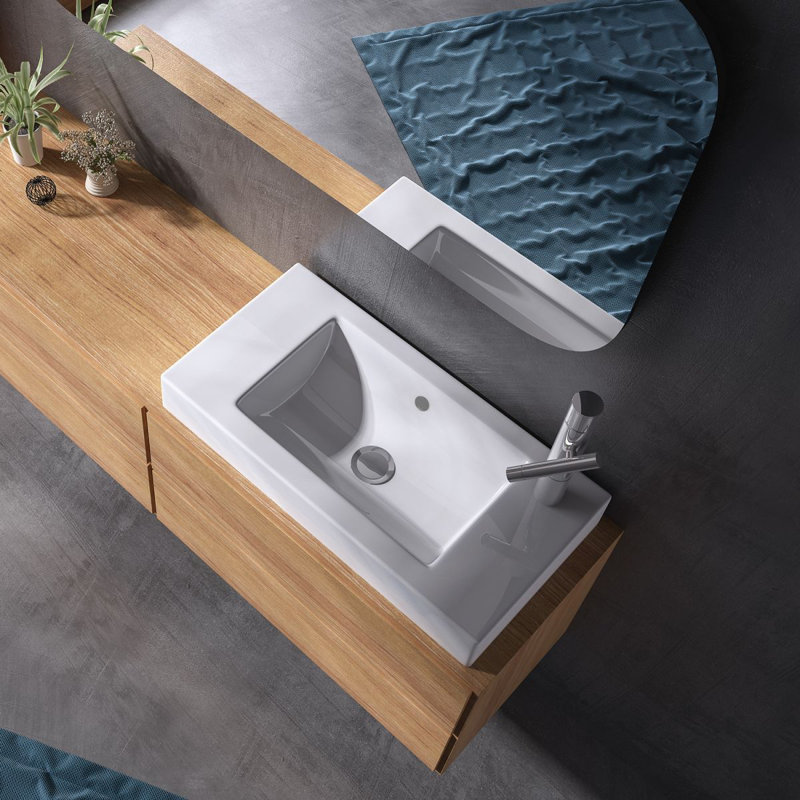 Minimal 17 in. L Bathroom Sink
