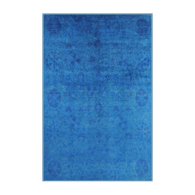 Tapis oriental bleu
