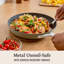 Ceramic Nonstick 8" and 10" Frying Pan Set, Silver Ash