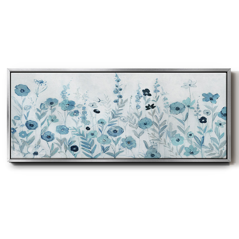Endless Field of Blue - toile encadrée, H 24 po x l 60 po