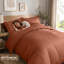 Imperial Homeware London Microfiber Striped Duvet Cover Set with Pillowcases-116167076-116167089