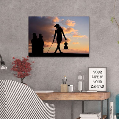 The Fiddler by Dominic Liam - Wrapped Canvas Print