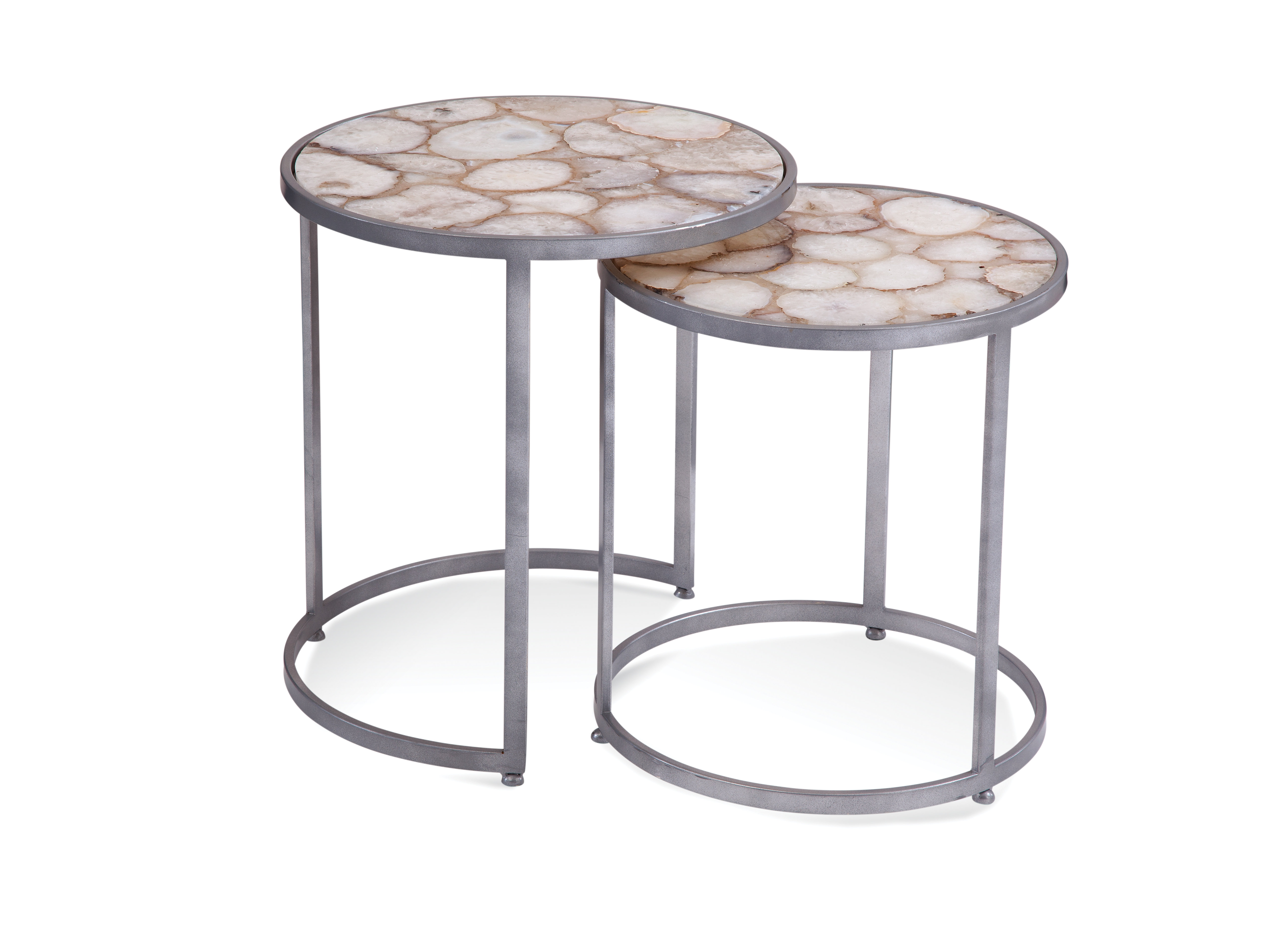 Orren Ellis Aliete 100% Stone Frame Nesting Tables | Wayfair