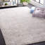 Tapis gris / ivoire en polyester tissé à plat Clemts-75172752
