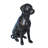Large Bronze Chocolate Labrador Dog Statue Sitting Pose 22" x 12" x 27"H