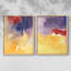 Impression encadrée Golden Sunset I-Premium - prête à être accrochée - aucun clou requis - aucun clou requis-1338662005-1338662031