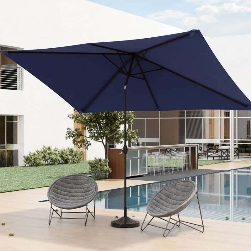 Parasol de marché 10 pi x 6,5 pi Doranna, Bleu marine