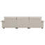 Canapé modulaire, canapé en L avec chargement à deux ports, porte-gobelet, poches de rangement latérales et repose-pieds de rangement mobile-818848101