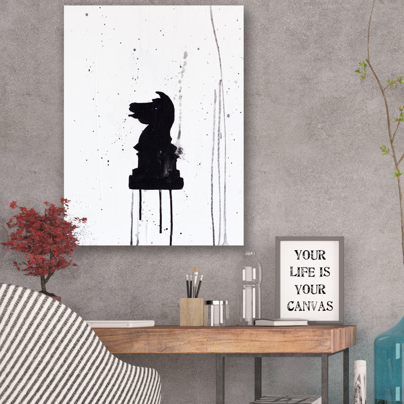Knight II by Kent Youngstrom - Wrapped Canvas Painting, 81cm H x 61cm W x 4cm D