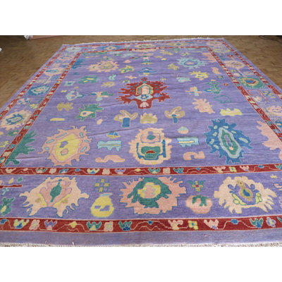 Hurst One-of-a-Kind 12' X 14'10" Wool Area Rug in Purple