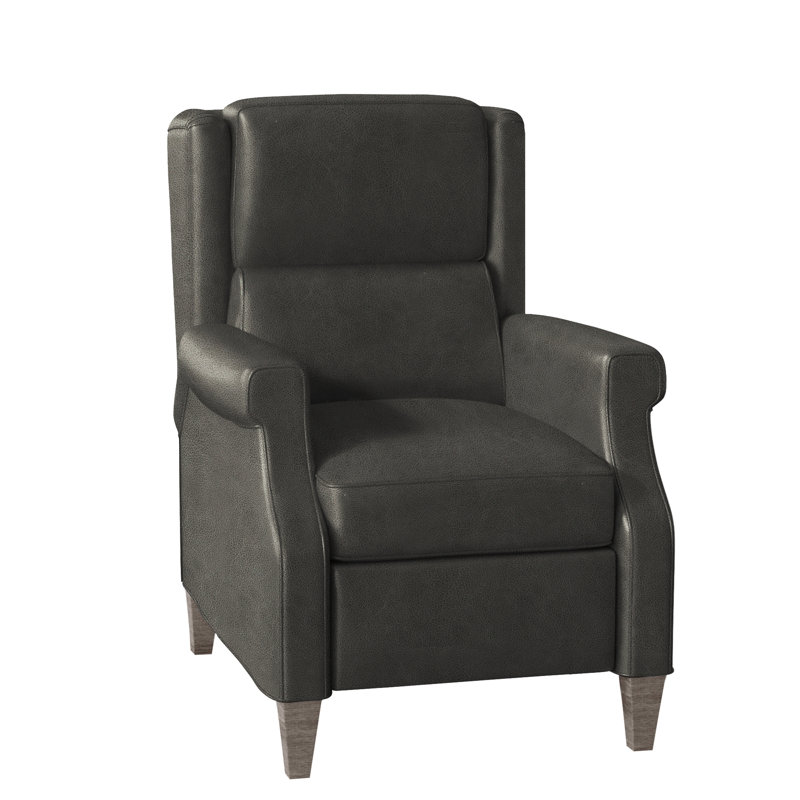 Gallaway Recliner, Stone, Aline Fumo Genuine Leather, Manual